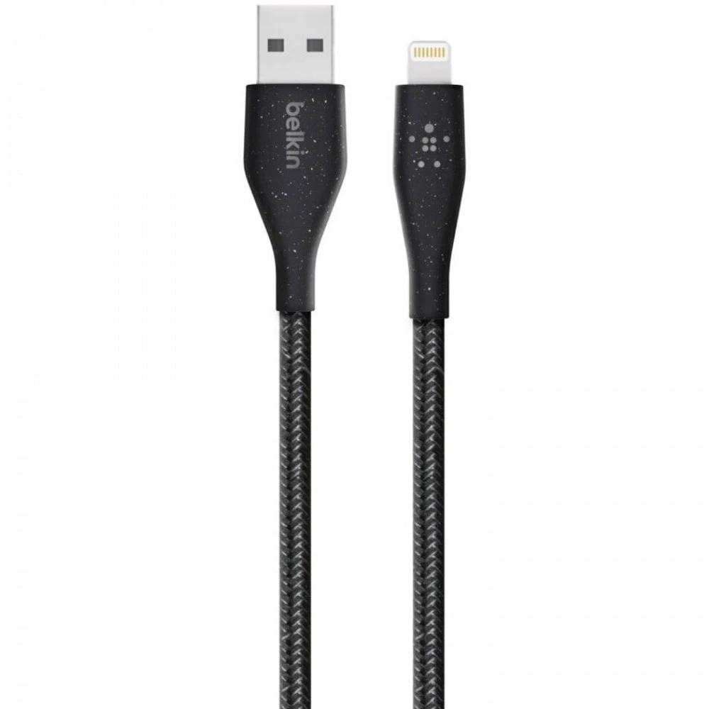 Кабель интерфейсный Belkin DuraTech Black (1.2 м) F8J236BT04-BLK USB Type A - Lightning (8pin)