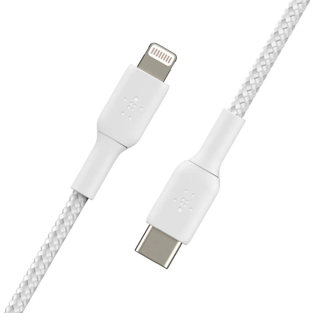 Кабель интерфейсный Belkin Lightning - USB-С white (1m) CAA004BT1MWH USB Type C - Lightning (8pin)
