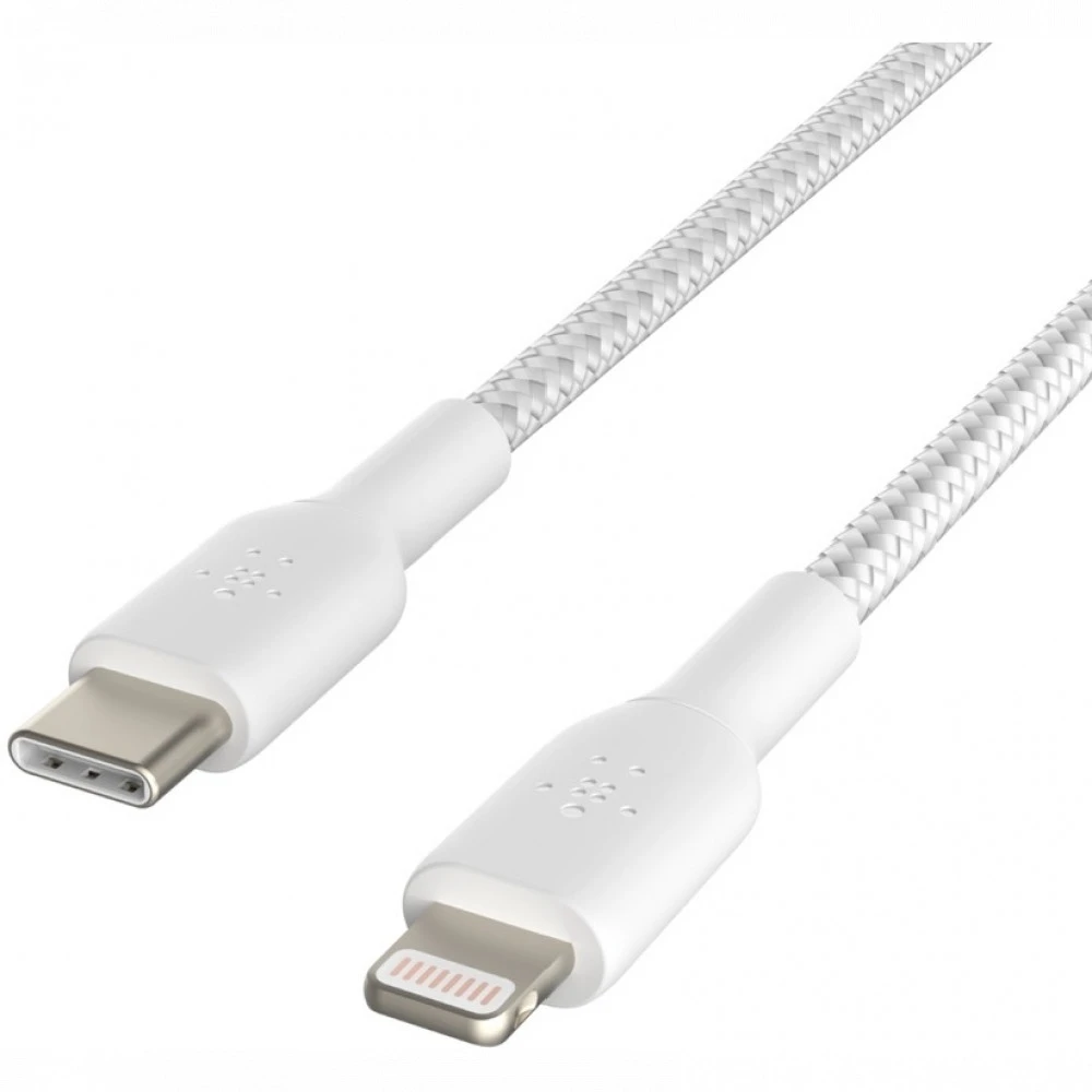 Кабель интерфейсный Belkin Lightning - USB-С white (1m) CAA004BT1MWH USB Type C - Lightning (8pin)