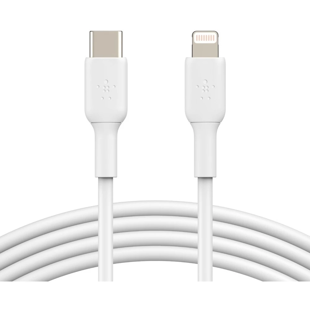 Кабель интерфейсный Belkin Lightning - USB-С white (1m) CAA003BT1MWH USB Type C - Lightning (8pin)