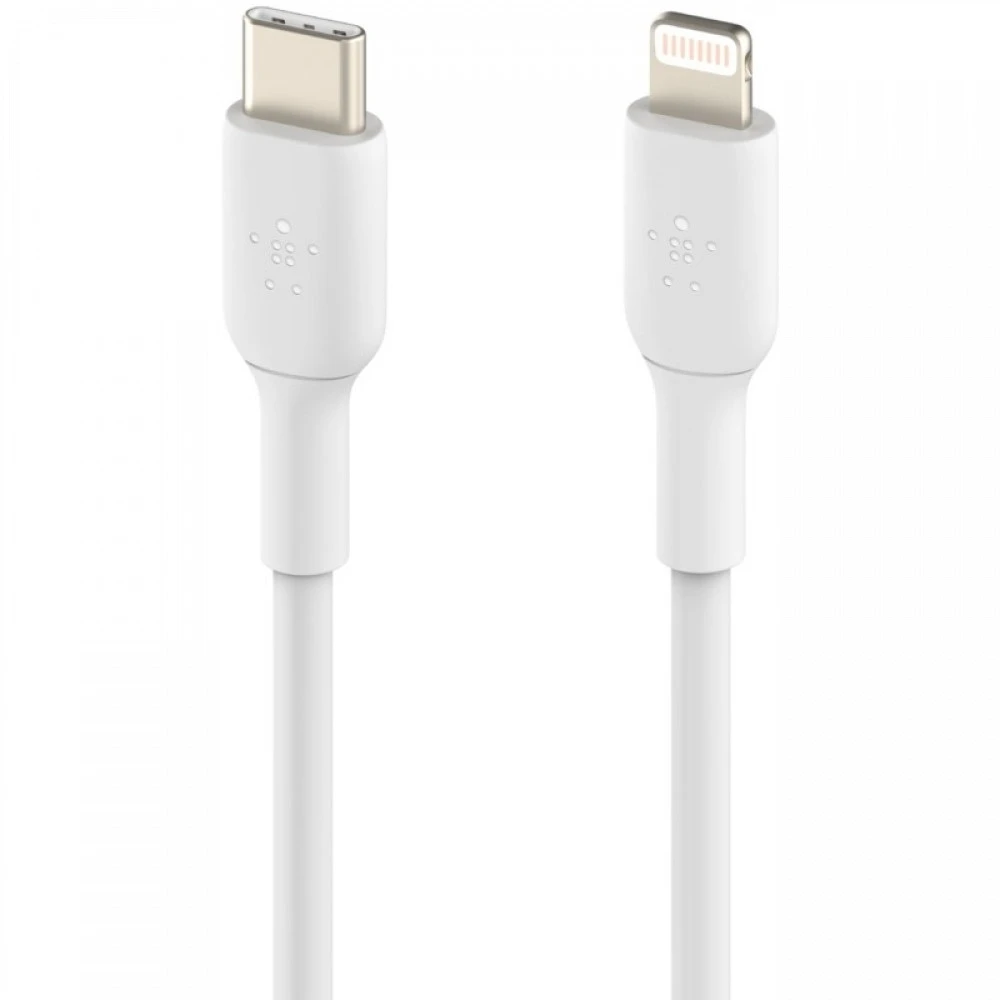 Кабель интерфейсный Belkin Lightning - USB-С white (1m) CAA003BT1MWH USB Type C - Lightning (8pin)