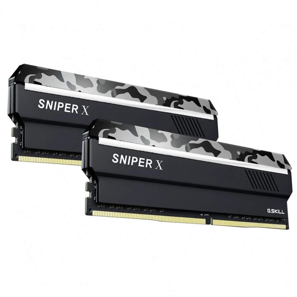 ОЗУ G.Skill Sniper X F4-3000C16D-32GSXWB DIMM, DDR4, 32 Гб (2 х 16 Гб), 3000 МГц