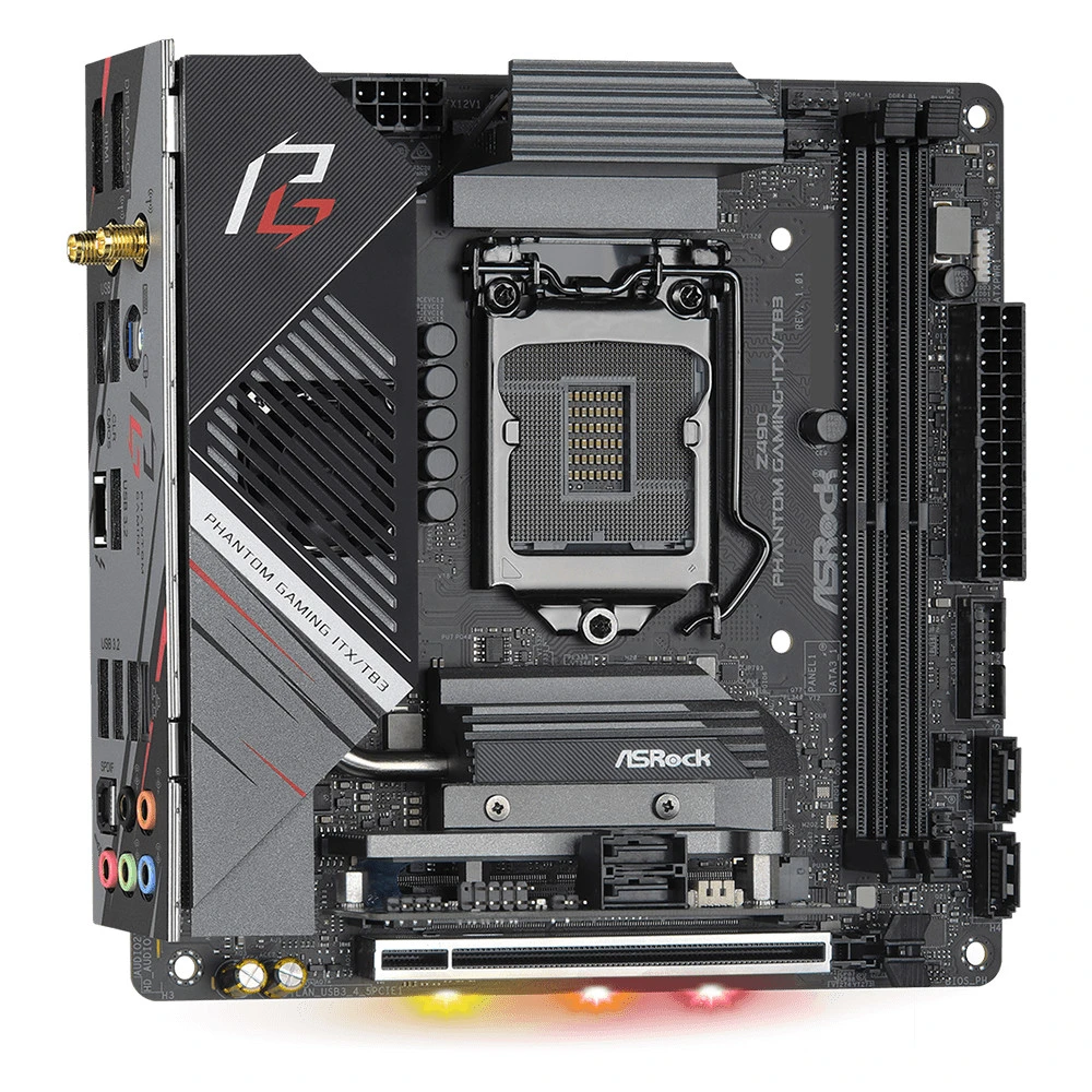 Материнская плата ASRock Z490 PHANTOM GAMING-ITX/TB3 Mini-ITX, LGA 1200
