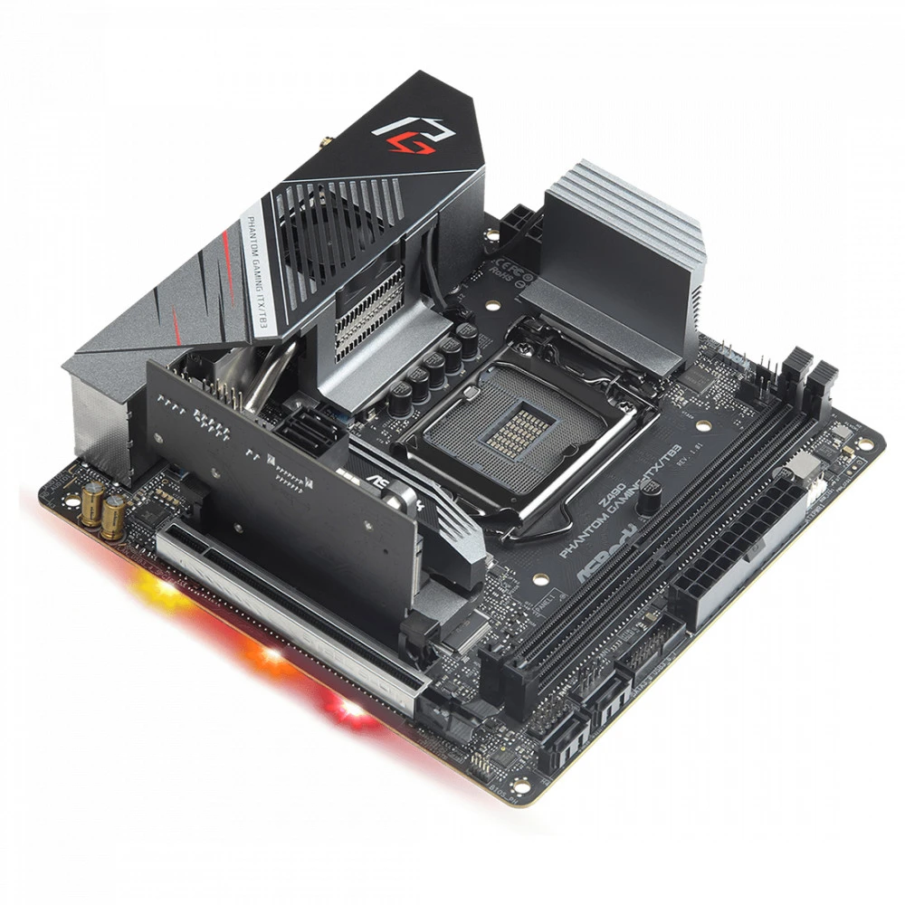 Материнская плата ASRock Z490 PHANTOM GAMING-ITX/TB3 Mini-ITX, LGA 1200