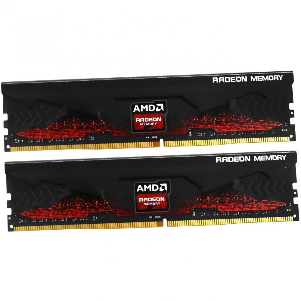 ОЗУ AMD R9 Gamers Series Black Gaming Memory R9S416G4006U2K DIMM, DDR4, 16 Гб (2 х 8 Гб), 4000 МГц