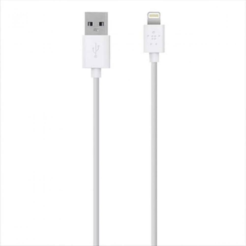 Кабель интерфейсный Belkin LIGHTNING F8J023BT04-WHT USB Type A - Lightning (8pin)
