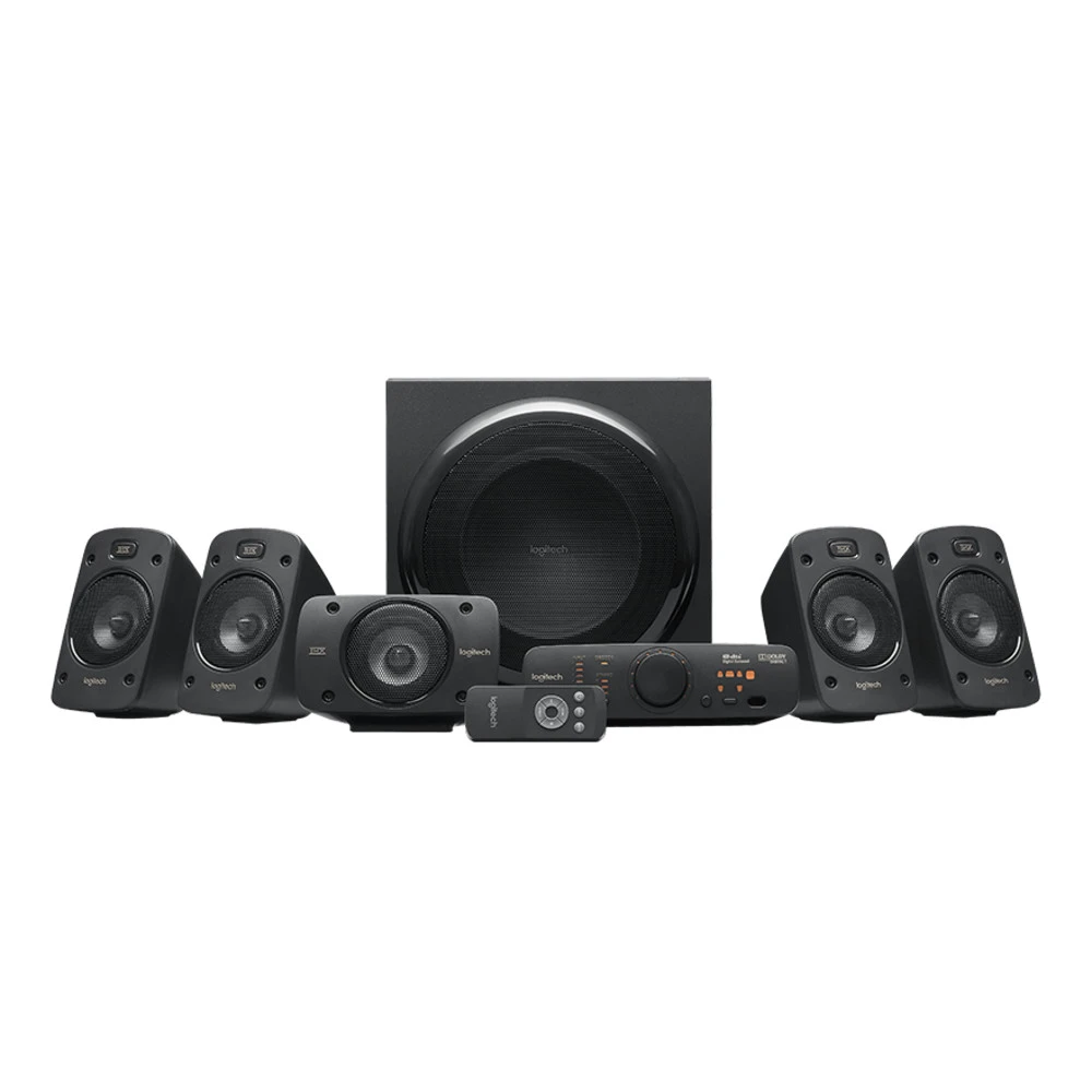 Компьютерные колонки Logitech Z906 THX Surround Sound 5.1 Speakers - BLACK - 3.5 MM 980-000468 Черный
