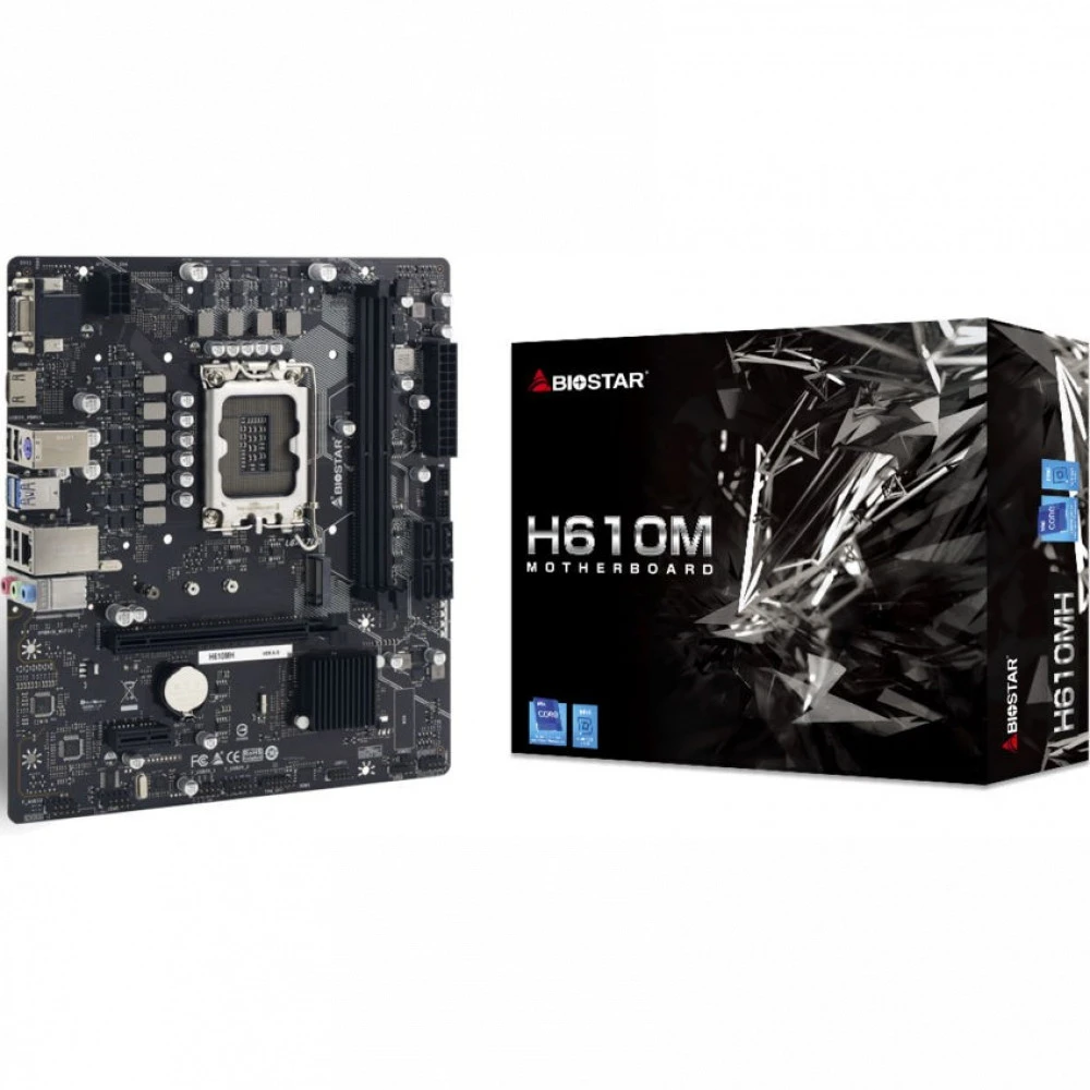 Материнская плата BIOSTAR H610MH Micro-ATX, LGA 1700