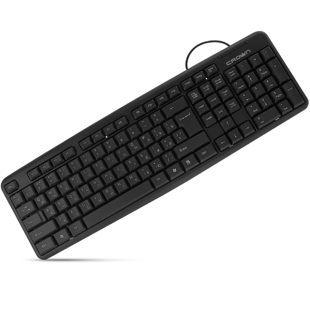 Клавиатура CROWN micro CMK-02 Проводная, USB
