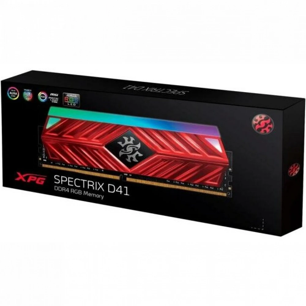 ОЗУ ADATA XPG Spectrix D41 RGB 8GB AX4U36008G18I-SR41 DIMM, DDR4, 8 Гб, 3600 МГц
