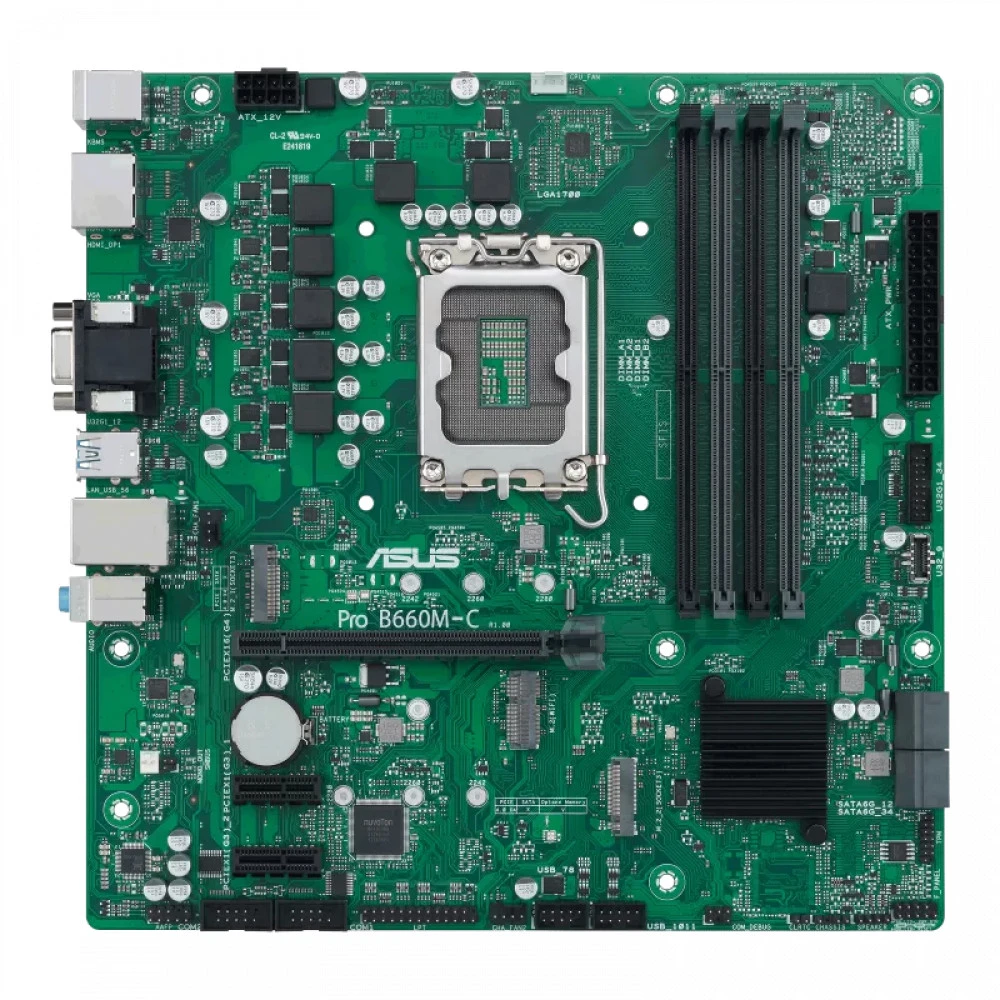Материнская плата Asus PRO B660M-C-CSM Micro-ATX, LGA 1700