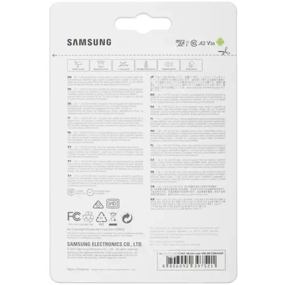 Флеш (Flash) карты Samsung Plus microSDXC [MB-MC256KA/KR] 256 ГБ