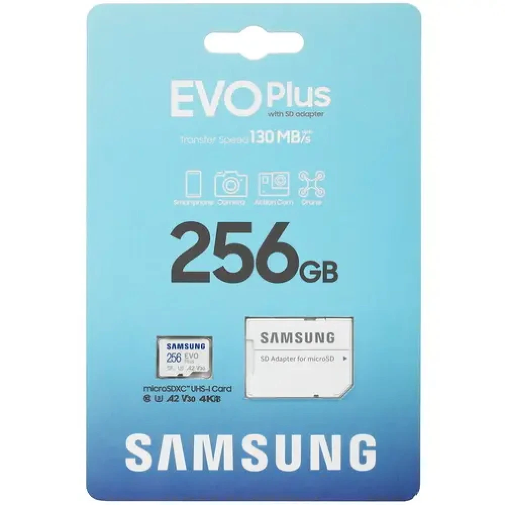 Флеш (Flash) карты Samsung Plus microSDXC [MB-MC256KA/KR] 256 ГБ