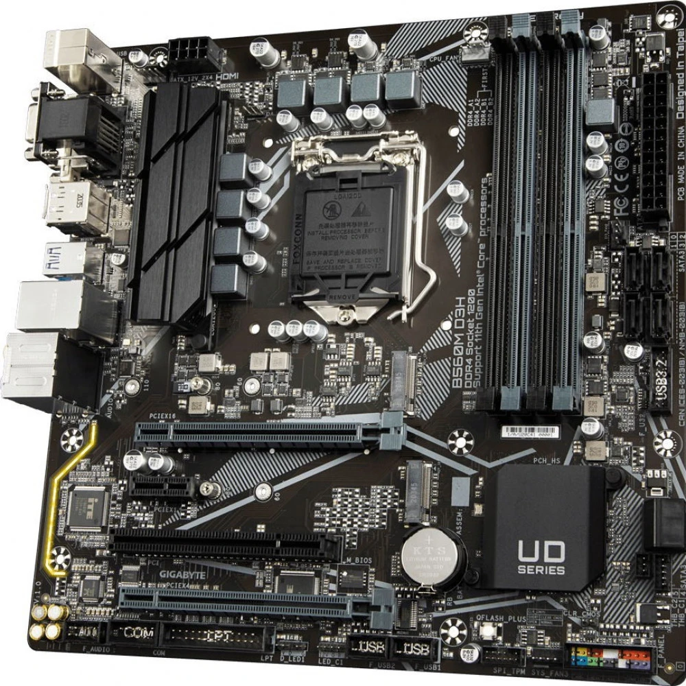 Материнская плата Gigabyte MATX B560M D3H 1.1 Mini-ATX, LGA 1200