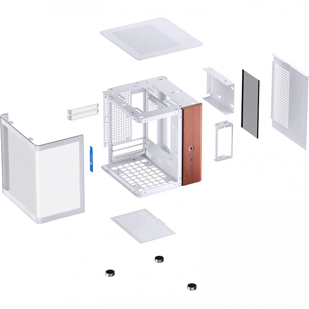 Корпус Jonsbo TK-0 White Mini-Tower