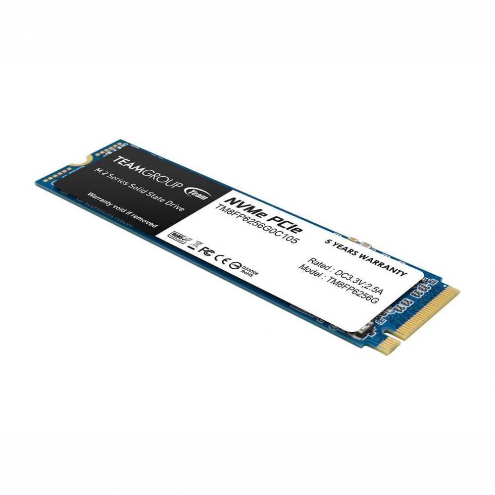 Жесткий диск Team Group MP33 TM8FP6256G0C101 SSD (твердотельные), 256 ГБ, M.2, PCIe
