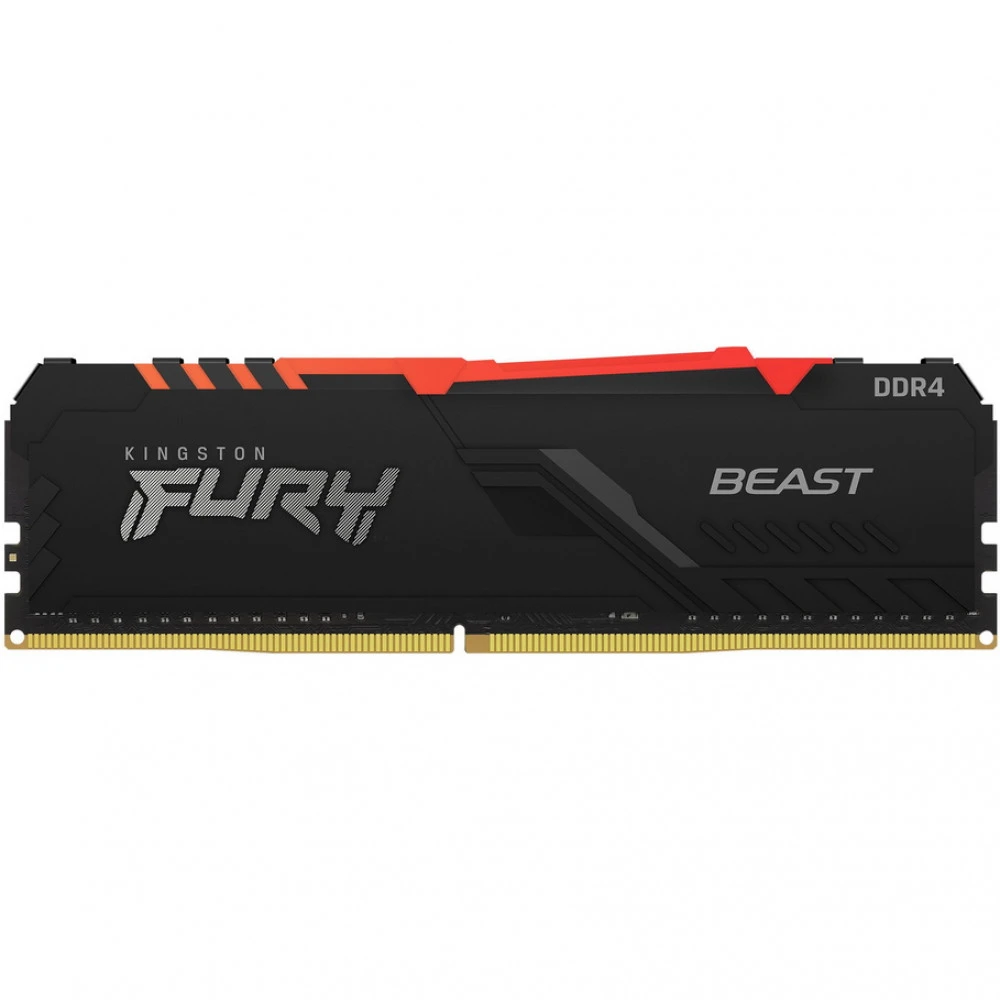 ОЗУ Kingston FURY Beast RGB Gaming Memory KF432C16BBA/16-SP DIMM, DDR4, 16 Гб, 3200 МГц