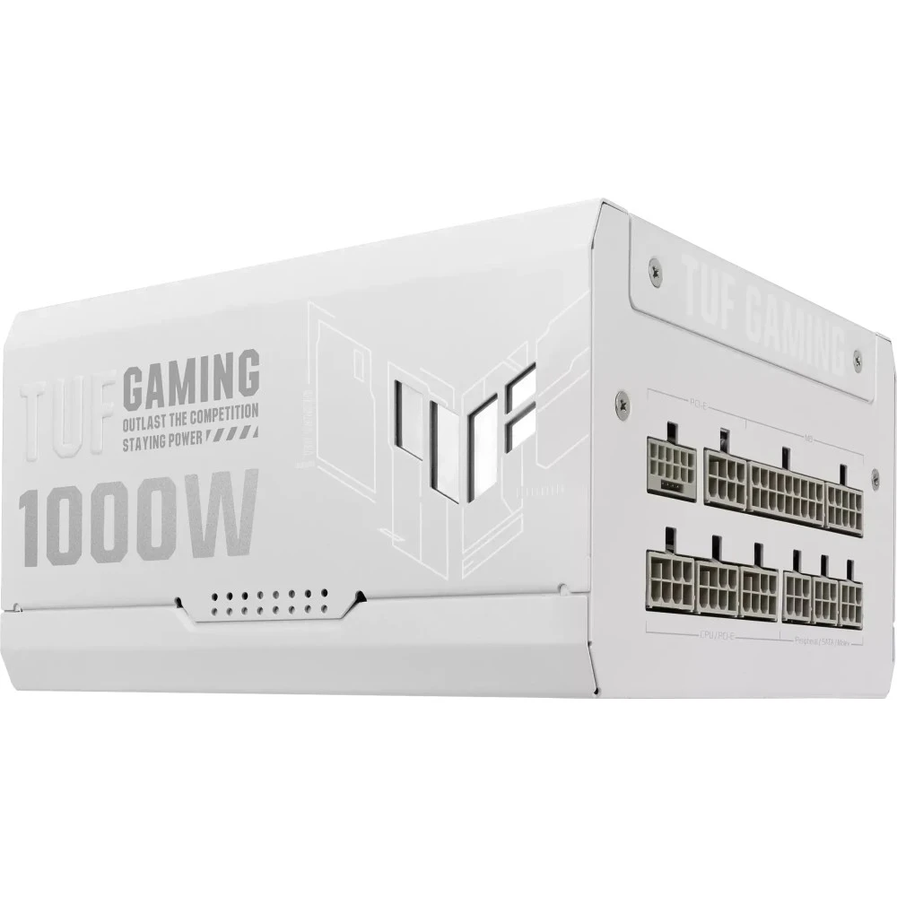 Блок питания Asus TUF Gaming 1000W Gold White Edition TUF-GAMING-1000G-WHITE 1000 Вт, 80+ Gold