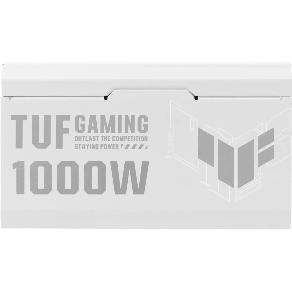 Блок питания Asus TUF Gaming 1000W Gold White Edition TUF-GAMING-1000G-WHITE 1000 Вт, 80+ Gold