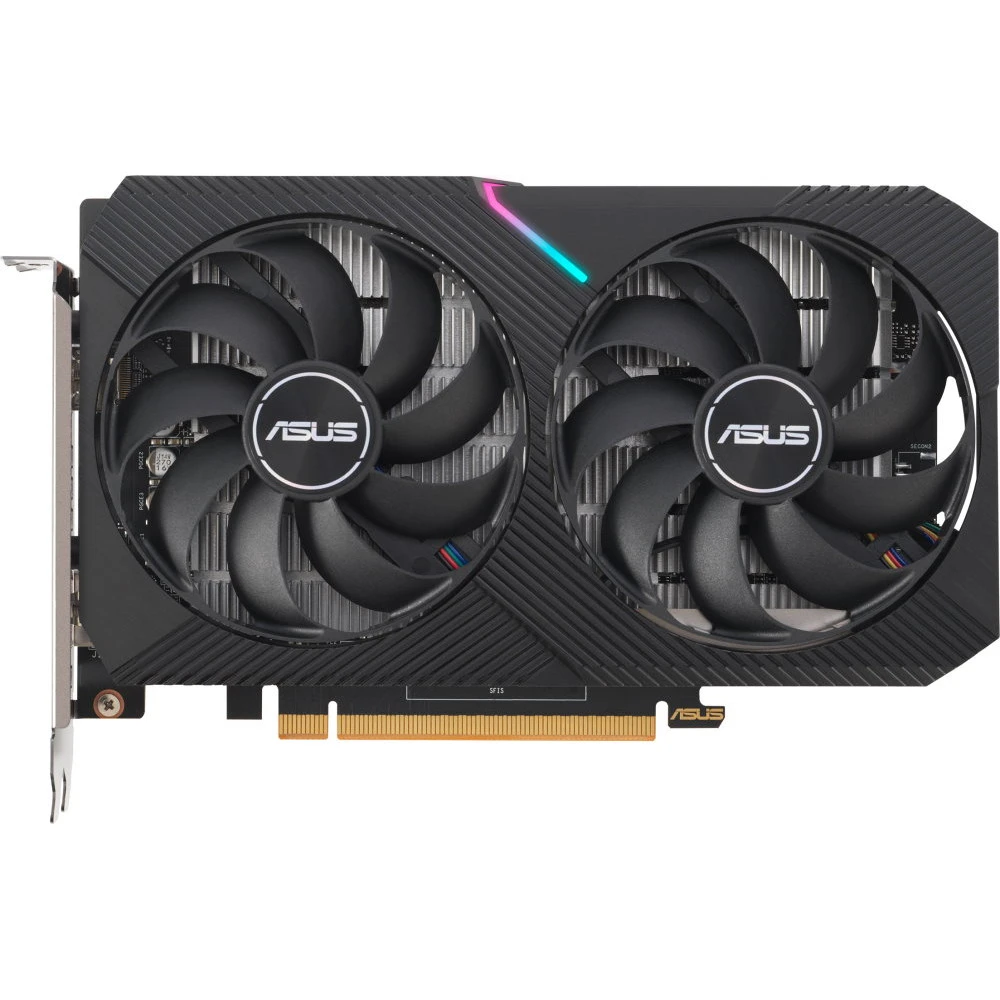 Видеокарта Asus Radeon RX 6400 DUAL 90YV0H90-M0NA00 4 ГБ