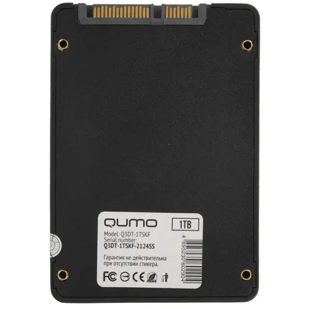 Жесткий диск Qumo Novation Q3DT-1TSKF SSD (твердотельные), 1 ТБ, 2.5 дюйма, SATA