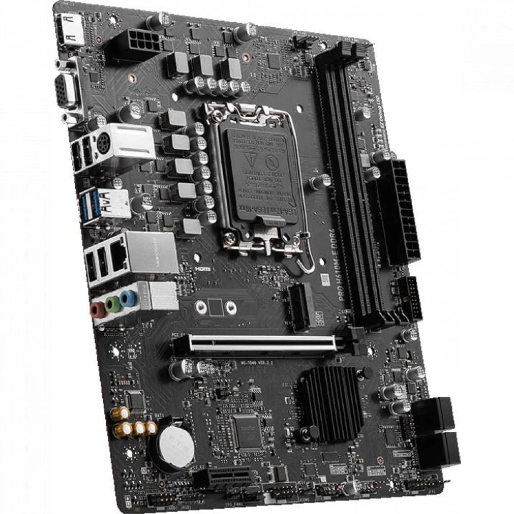 Материнская плата MSI PRO H610M-E DDR4 Micro-ATX, LGA 1700