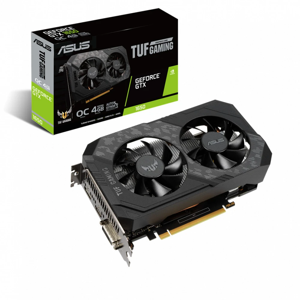 Видеокарта Asus TUF-GTX1650-O4GD6-GAMING 90YV0EH0-M0NA00 4 ГБ