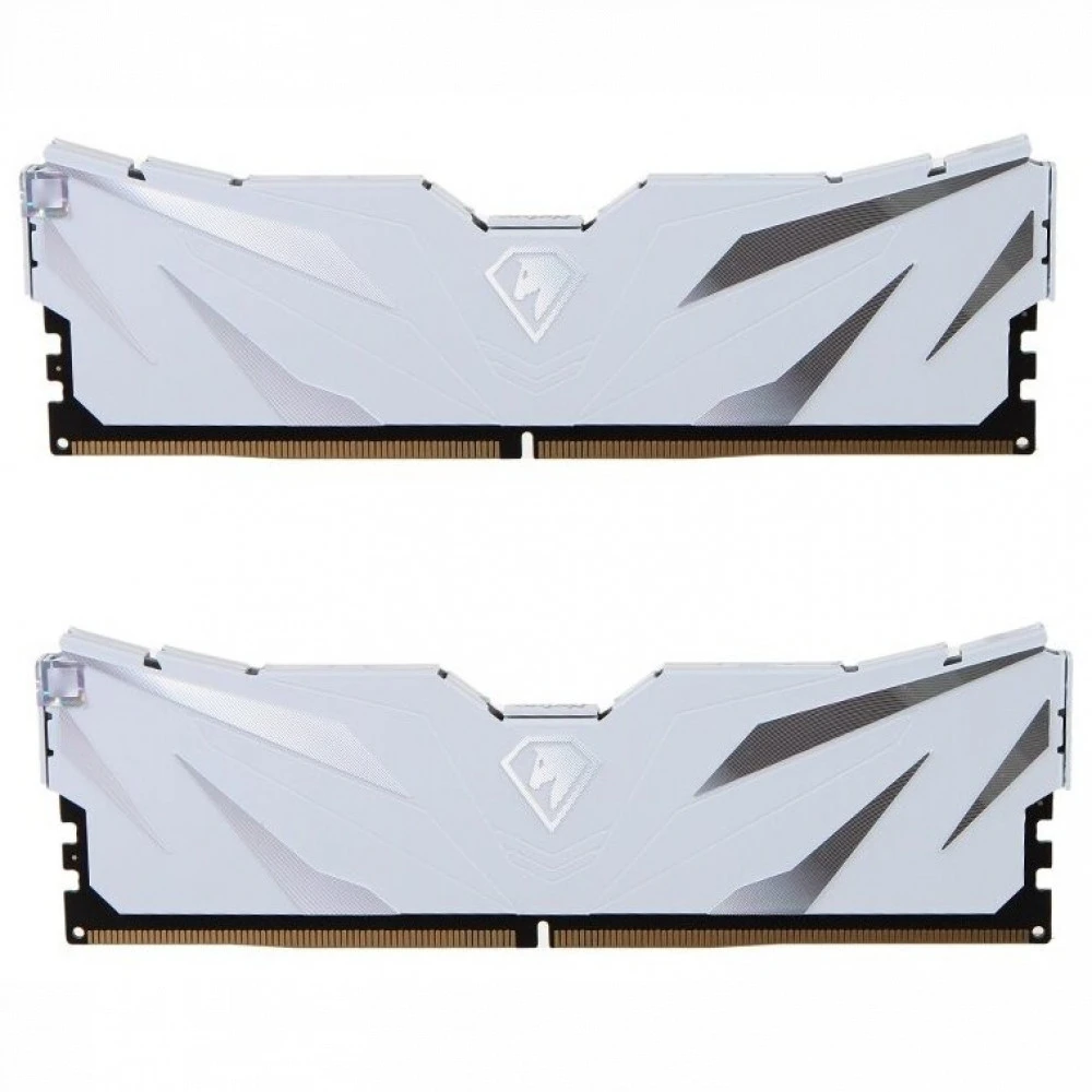 ОЗУ Netac Shadow II White NTSWD5P48DP-32W DIMM, DDR5, 32 Гб (2 х 16 Гб), 4800 МГц