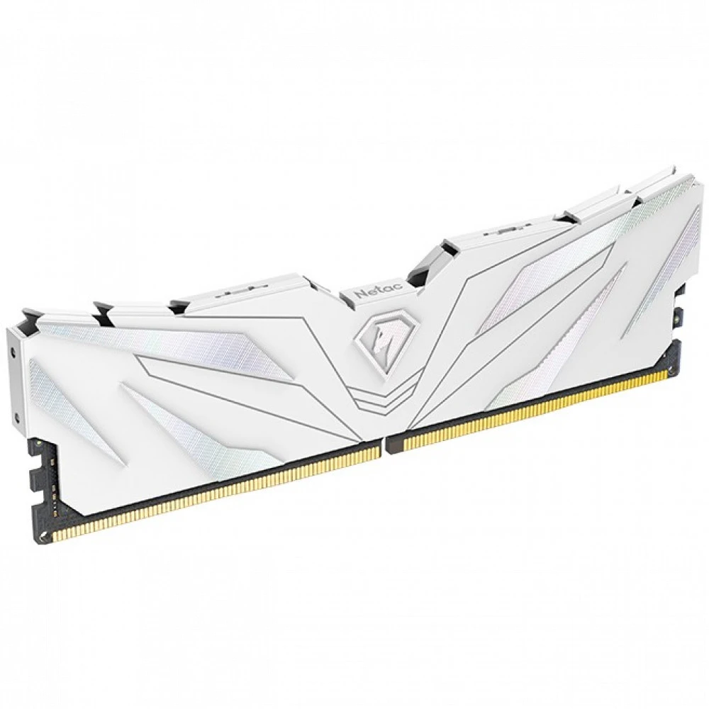 ОЗУ Netac Shadow II White NTSWD5P48DP-16W DIMM, DDR5, 16 Гб (2 х 8 Гб), 4800 МГц
