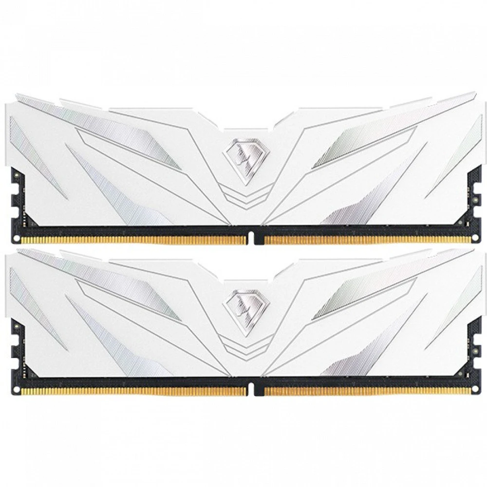 ОЗУ Netac Shadow II White NTSWD5P48DP-16W DIMM, DDR5, 16 Гб (2 х 8 Гб), 4800 МГц