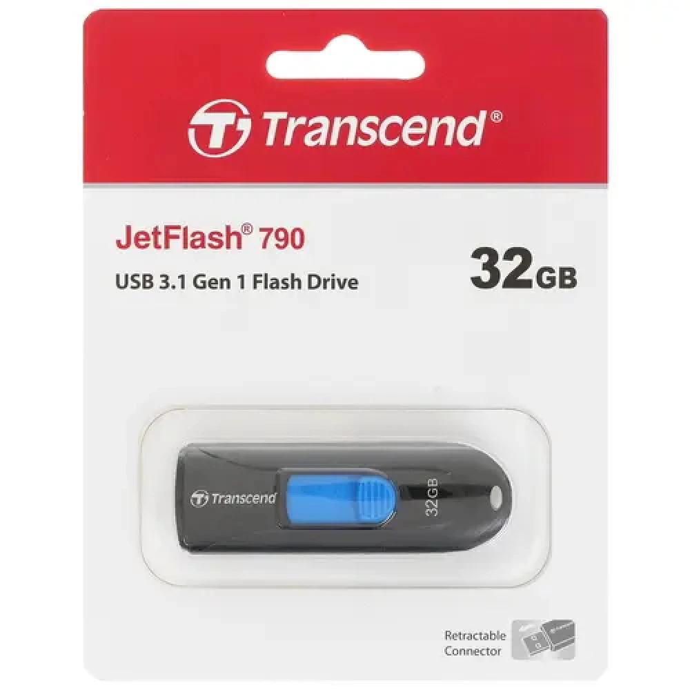 USB флешка (Flash) Transcend JetFlash 790 TS32GJF790K 32 ГБ