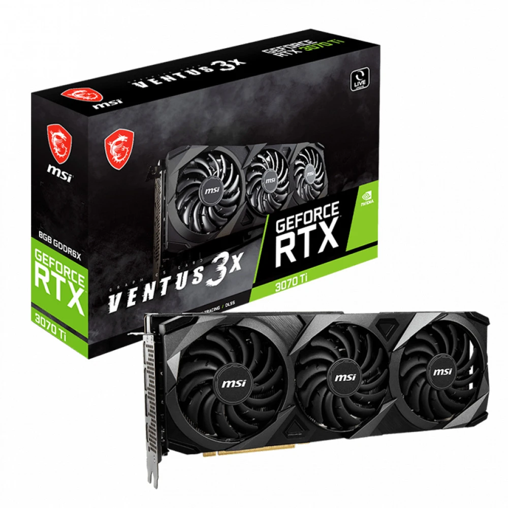 Видеокарта MSI GeForce RTX 3070TI RTX 3070 TI VENTUS 3X 8G 8 ГБ