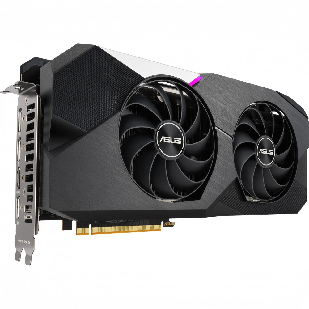 Видеокарта Asus AMD Radeon RX 6750XT DUAL-RX6750XT-O12G 12 ГБ