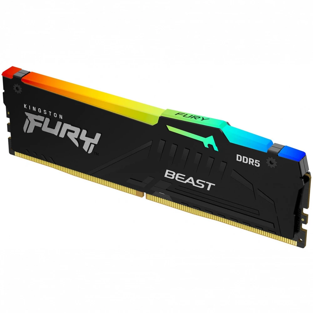 ОЗУ Kingston FURY Beast RGB 32 ГБ KF556C40BBA-32 DIMM, DDR5, 32 Гб, 5600 МГц