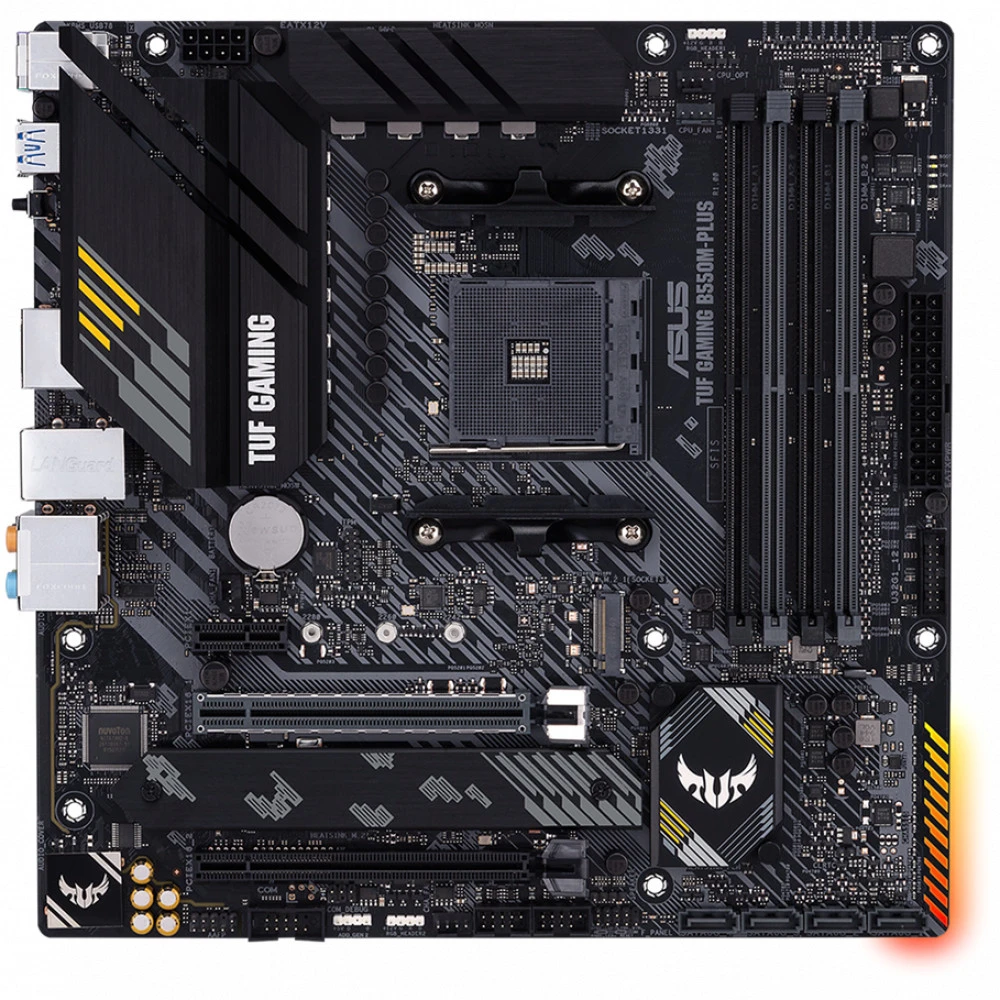 Материнская плата Asus TUF GAMING B550M-PLUS Mini-ATX, AMD AM4