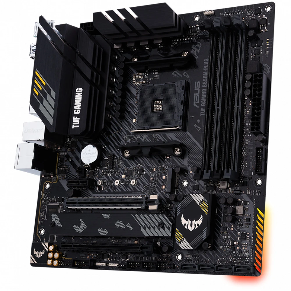 Материнская плата Asus TUF GAMING B550M-PLUS Mini-ATX, AMD AM4
