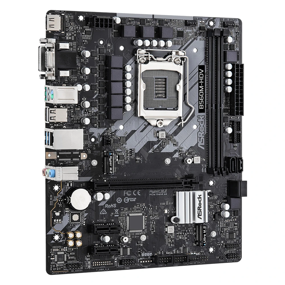 Материнская плата ASRock B560M-HDV R2.0 Micro-ATX, LGA 1200