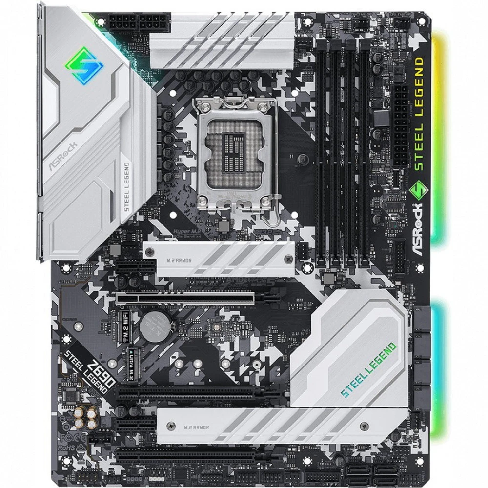 Материнская плата ASRock Z690 STEEL LEGEND/D5 ATX, LGA 1700