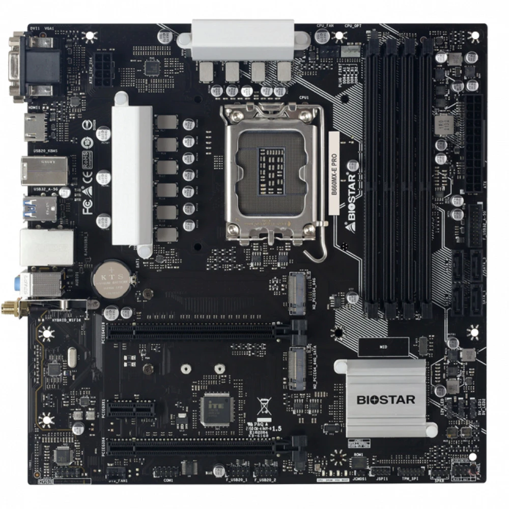 Материнская плата BIOSTAR B660MX-E PRO ENB660MX-EP Micro-ATX, LGA 1700