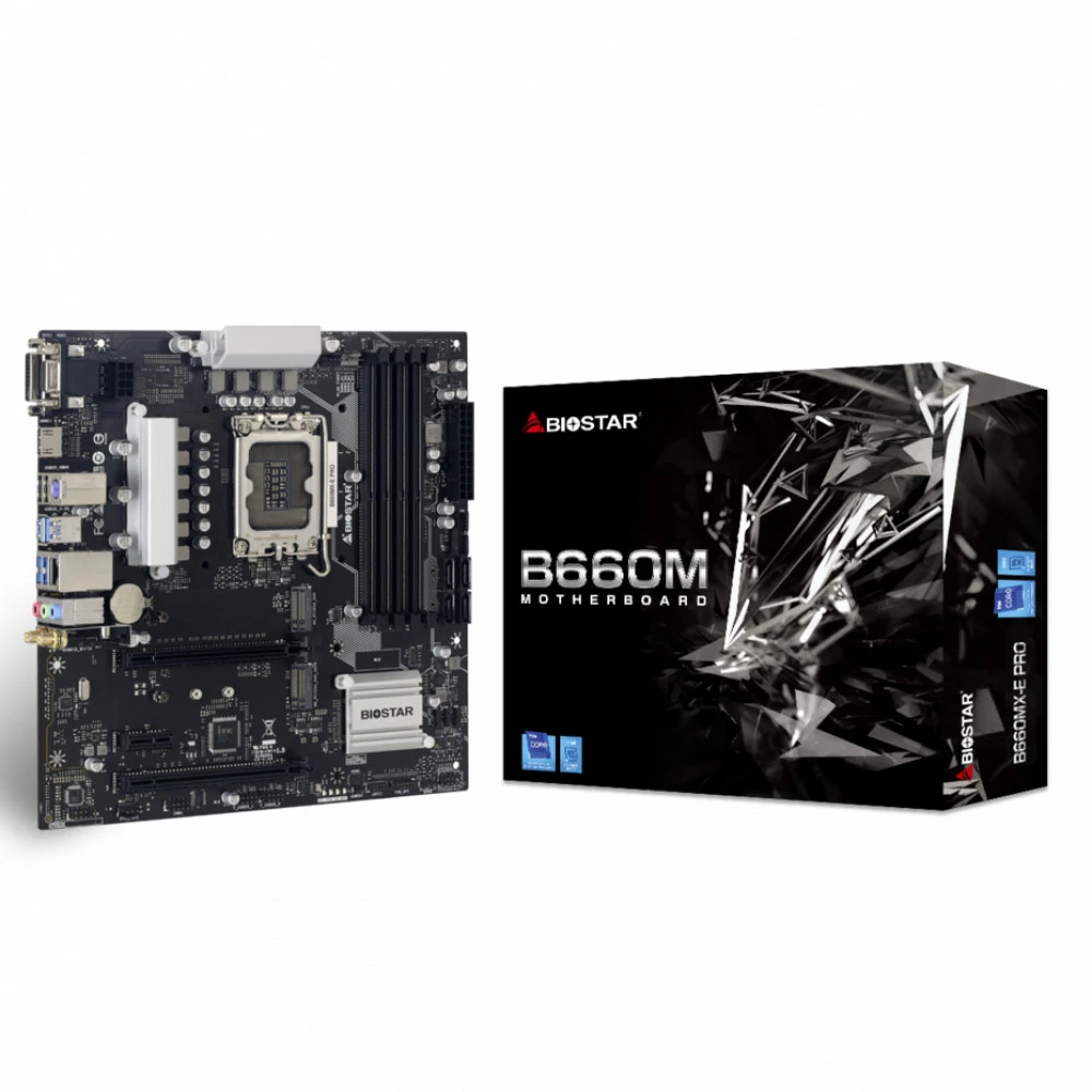 Материнская плата BIOSTAR B660MX-E PRO ENB660MX-EP Micro-ATX, LGA 1700