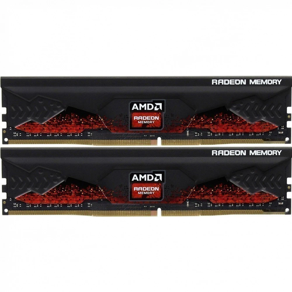 ОЗУ AMD R9 Gamers Series Black Gaming Memory R9S464G3206U2K DIMM, DDR4, 64 Гб (2 х 32 Гб), 3200 МГц