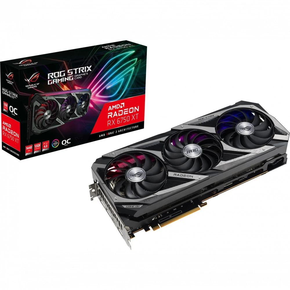 Видеокарта Asus RX6750XT 90YV0HK1-M0NA00 12 ГБ