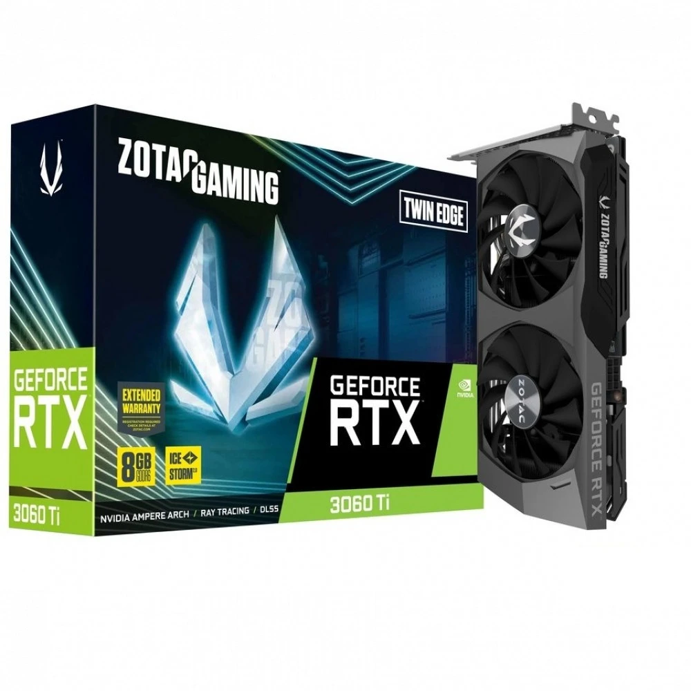 Видеокарта Zotac Gaming RTX 3060 Ti Twin Edge LHR ZT-A30610E-10ML 8 ГБ