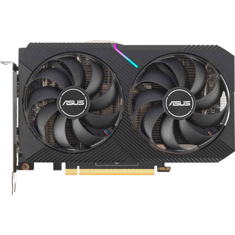 Видеокарта Asus DUAL-RX6500XT-O4G 90YV0HA1-M0NA00 4 ГБ