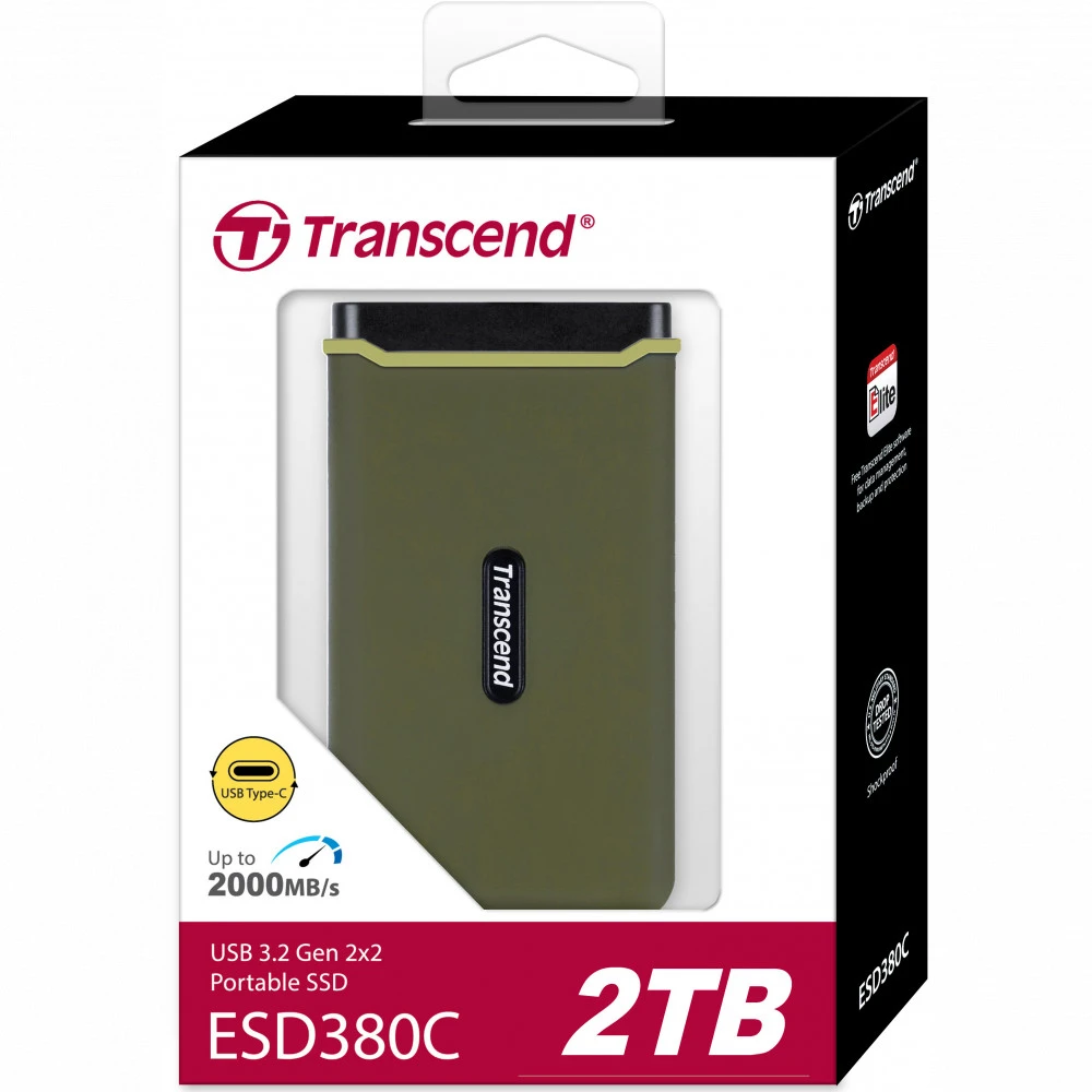 Внешние накопители Transcend Portable SSD ESD380C 2000GB TS2TESD380C 2 ТБ