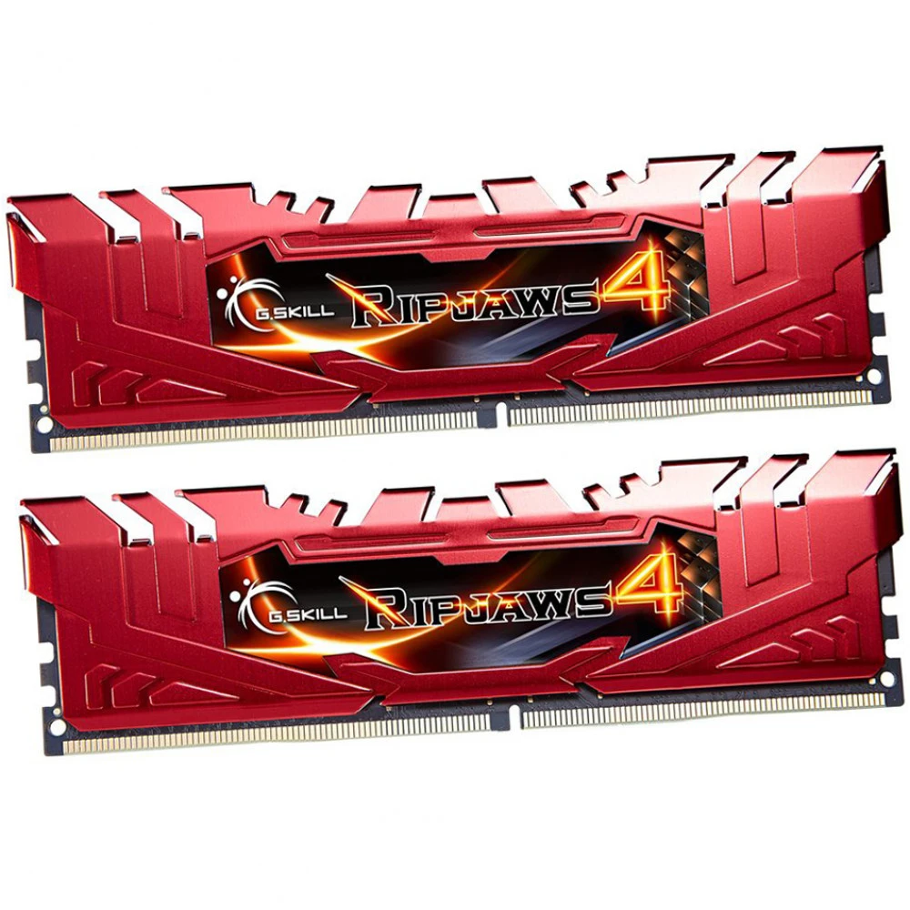ОЗУ G.Skill RipJaws 4 F4-2666C15D-16GRR DIMM, DDR4, 16 Гб (2 х 8 Гб), 2666 МГц