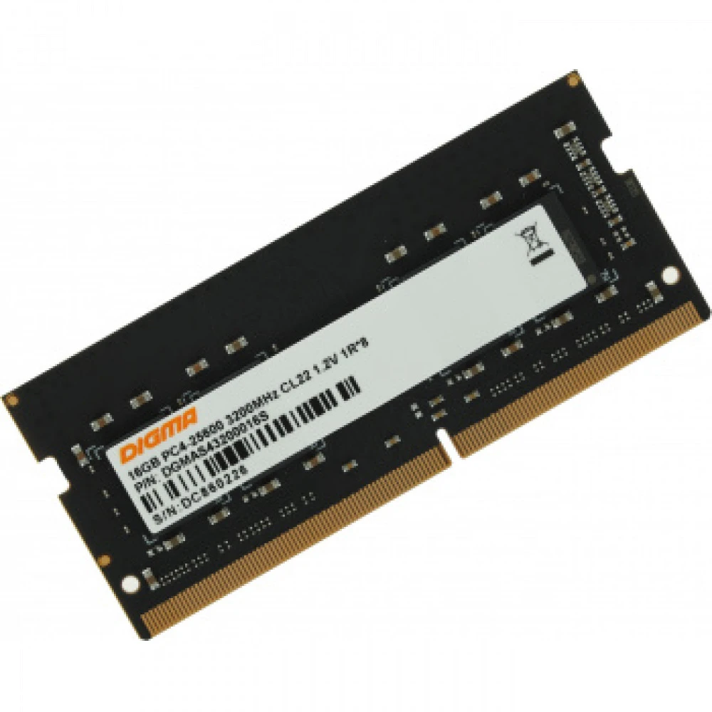ОЗУ Digma DGMAS43200016S SO-DIMM, DDR4, 16 Гб, 3200 МГц