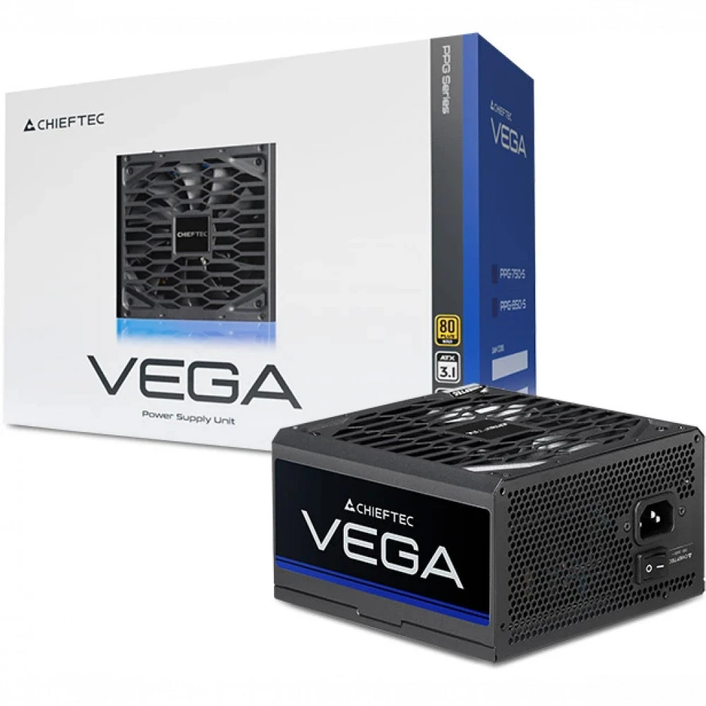 Блок питания Chieftec Vega PPG-750-S 750 Вт, 80+ Gold