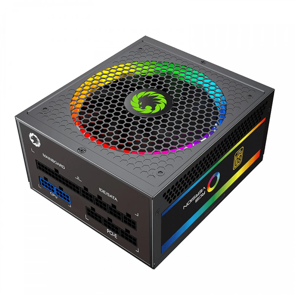 Блок питания GameMax RGB 550W Rainbow 210604500049 550 Вт, 80+ Gold