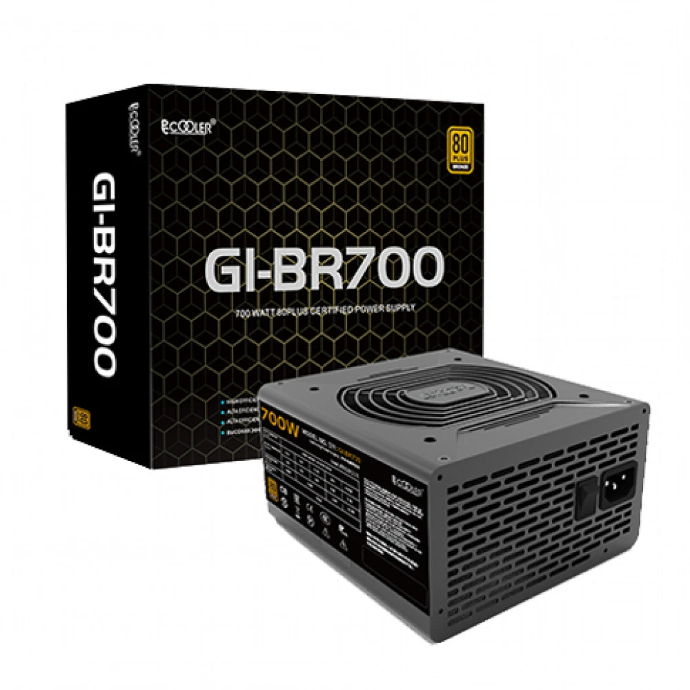 Блок питания PCcooler GI-BR700 700 Вт, 80+ Bronze